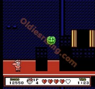 une photo d'Ã©cran de Pizza Pop sur Nintendo Nes